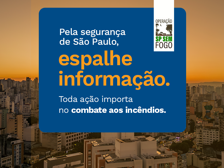 pela segurança de São Paulo, espalhe informação